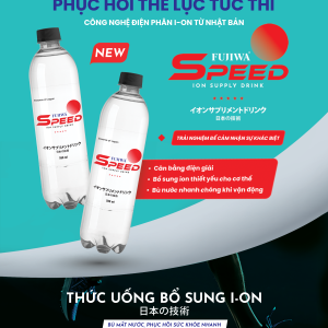 Nước Bù Điện Giải Fujiwa Speed 550ml - 24 chai