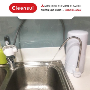 Máy lọc nước Mitsubishi Cleansui ET101 không dùng điện, không có nước thải, lắp trực tiếp trên bồn rửa