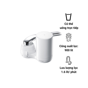 Thiết bị lọc nước tại vòi Mitsubishi Cleansui EF401 nhỏ gọn, lắp đặt linh hoạt, mang đi được