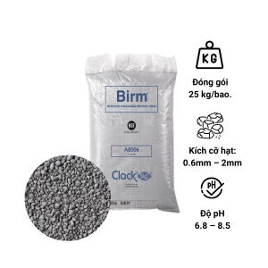 Hạt Birm Mỹ khử phèn sắt, cho hệ thống DIY