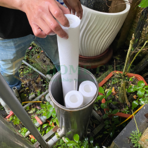 Phin lọc inox cho hệ thống lọc tổng DIY