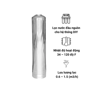 Cột lọc nước đầu nguồn Inox 1054