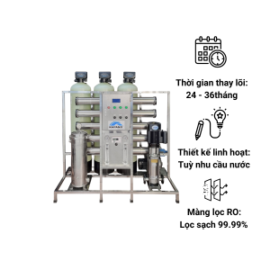 Hệ thống RO công nghiệp, lắp đặt linh hoạt , nhiều công suất