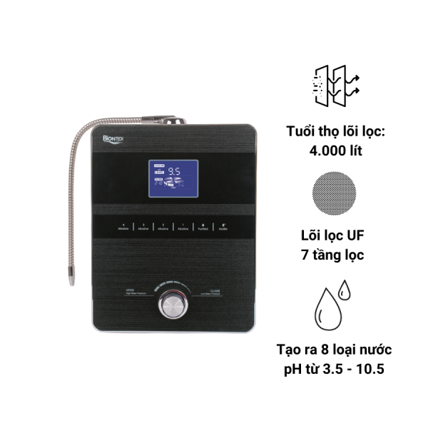 Máy lọc nước ion kiềm Biontech BTM-303D – Giải pháp nước tốt cho sức khỏe ngay tại nhà