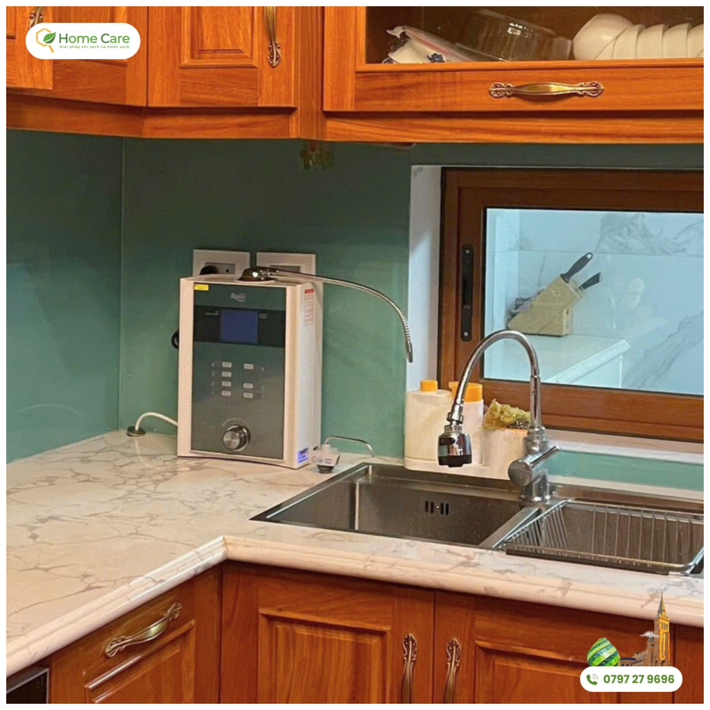 Ảnh thực tế Máy lọc nước lắp cho khách của Home Care