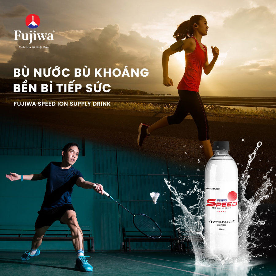Nước Bù Điện Giải Cao Cấp Fujiwa Speed 550ml - 24 chai - Ảnh 4
