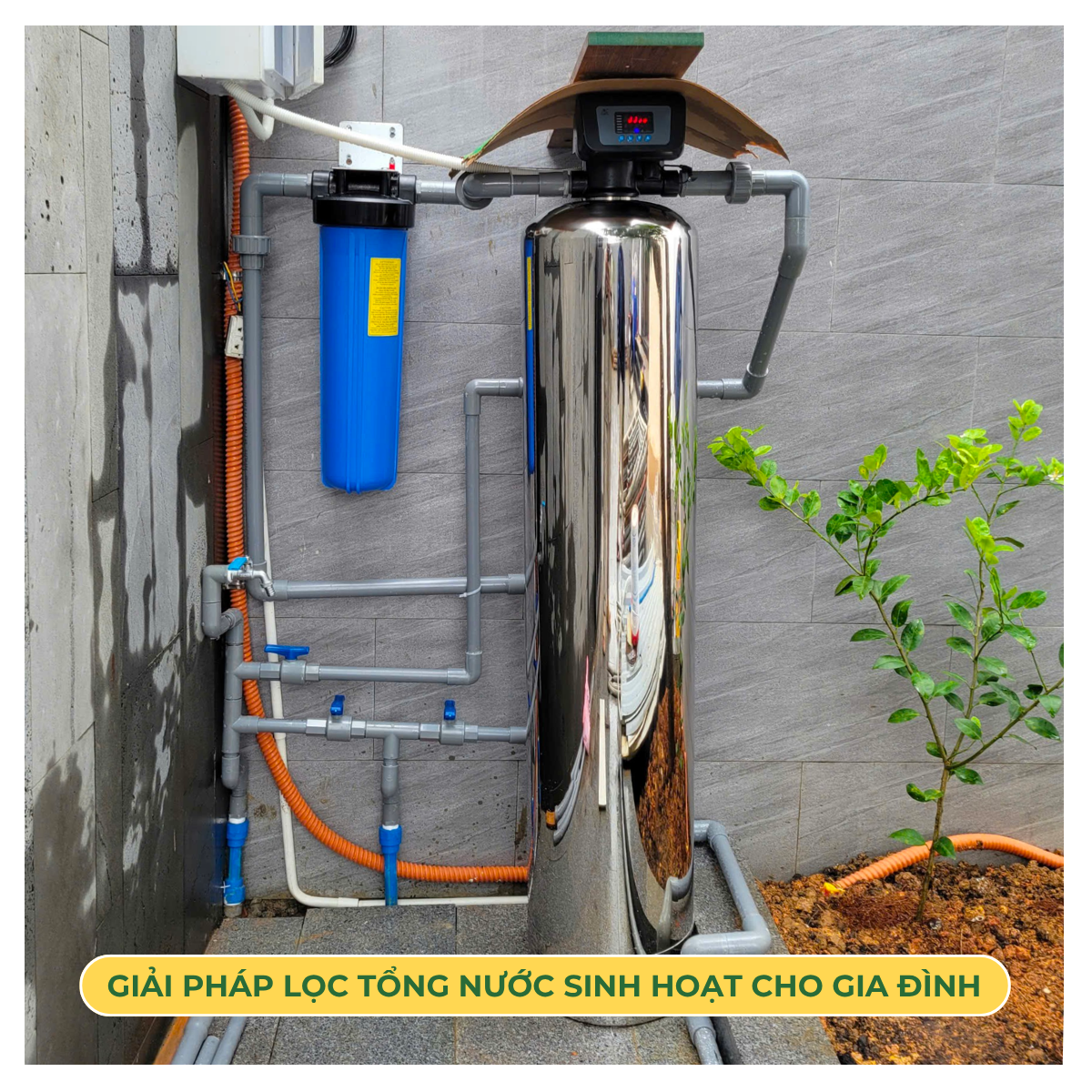 Giải pháp lọc nước tổng sinh hoạt cho gia đình