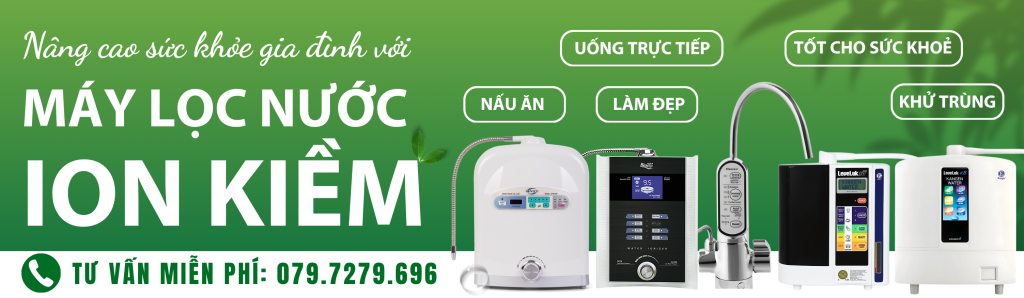 Máy ion kiềm lọc nước uống trực tiếp tại vòi, tốt cho sức khoẻ, nhiều mức pH tại Đà Lạt - Lâm Đồng