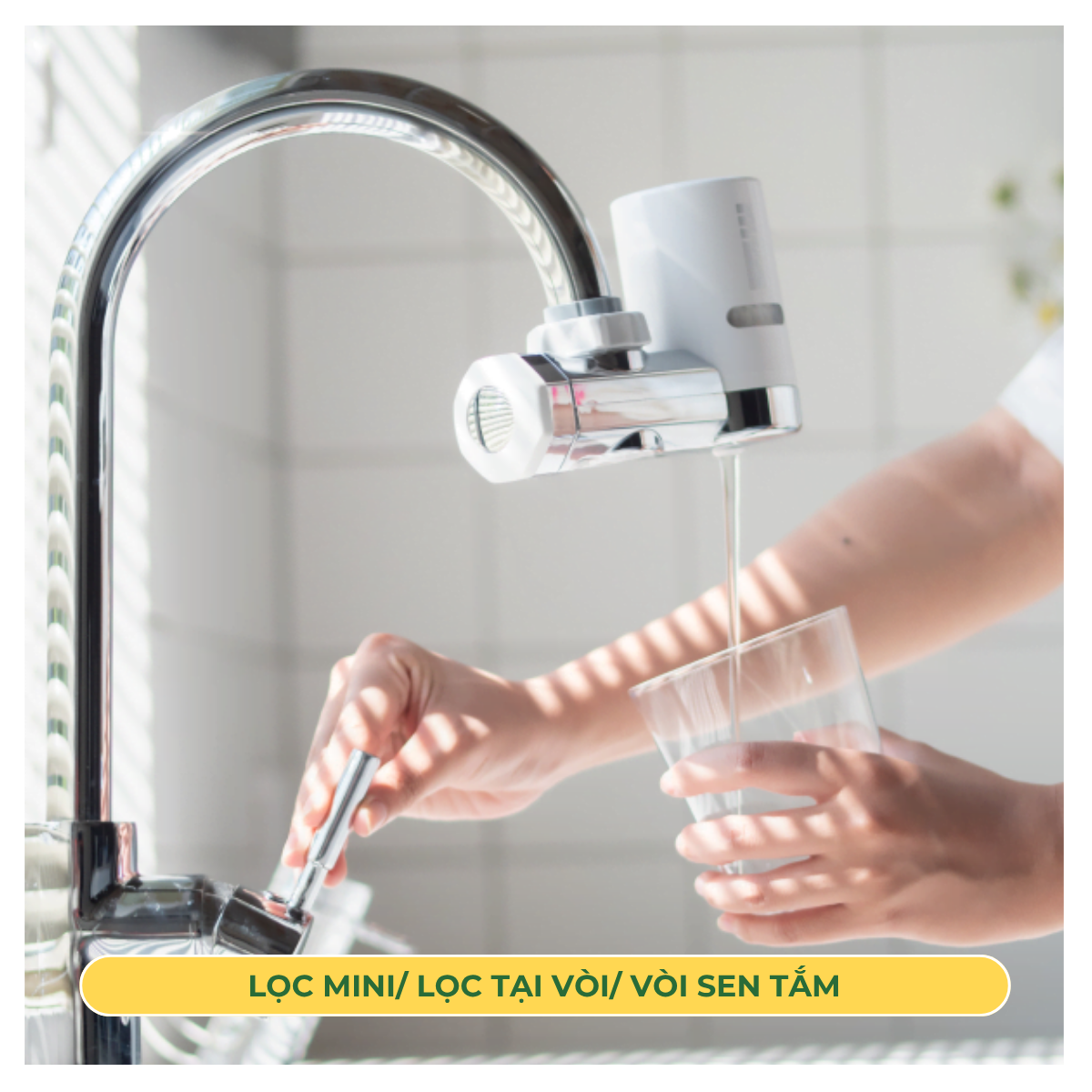 Lọc mini đầu vòi