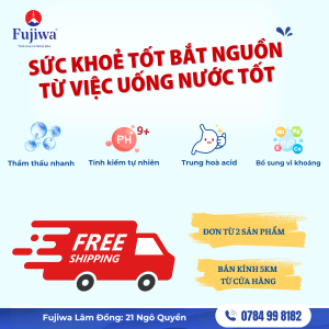 Nước ion kiềm cao cấp Fujiwa Đà Lạt - Lâm Đồng