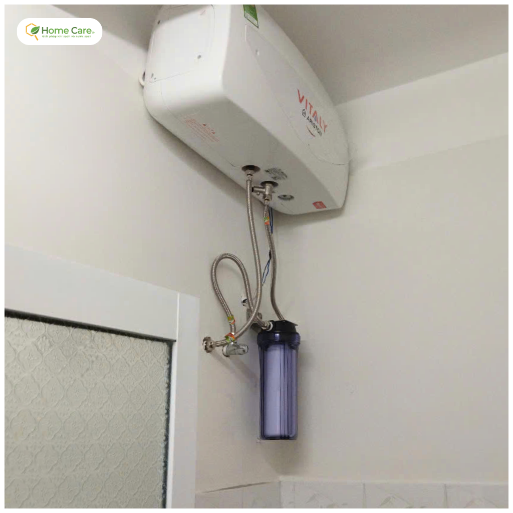 Giải pháp lọc mini nhà tắm bảo vệ da và tóc
