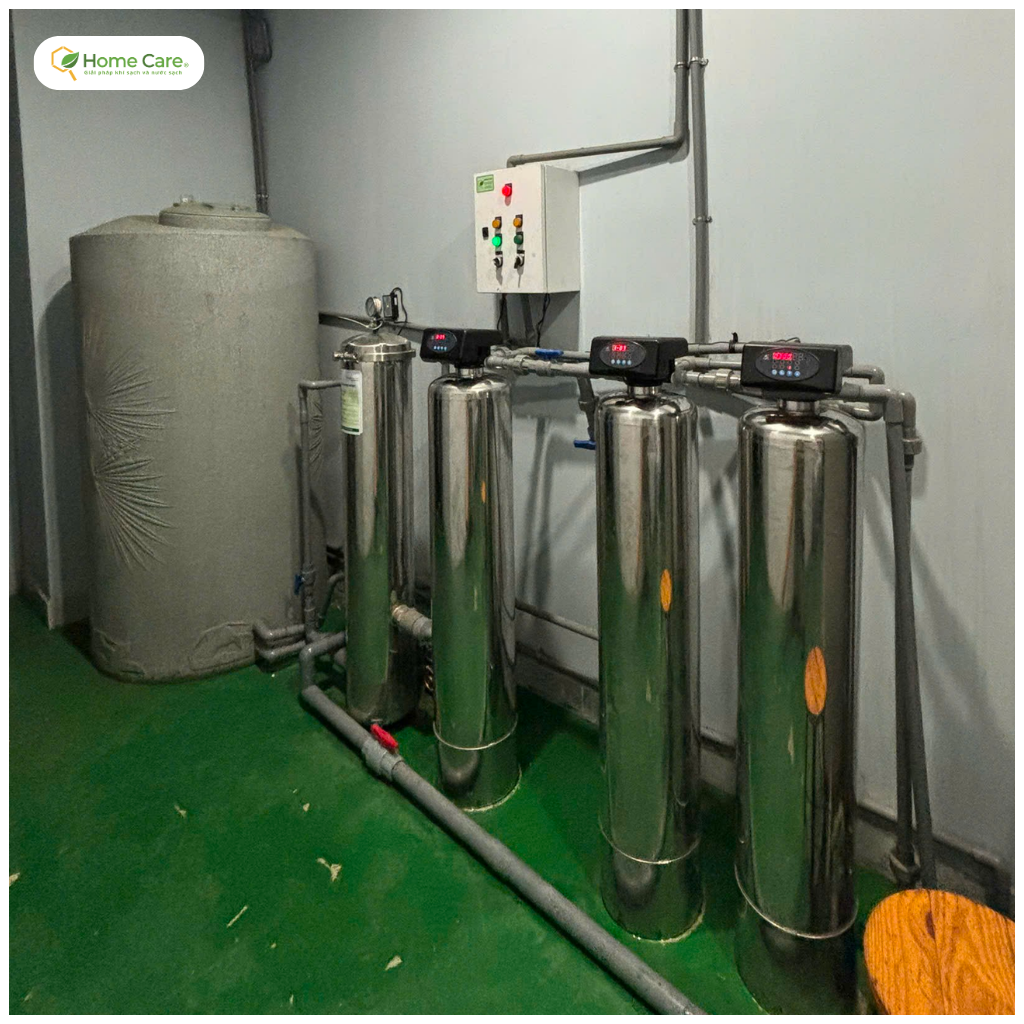 Hệ thống lọc tổng cho khu vực bếp - khách sạn