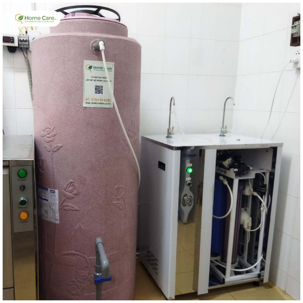 Hệ thống lọc nước uống trực tiếp tại vòi, giúp khách sạn tiết kiệm thêm 200 triệu/ năm