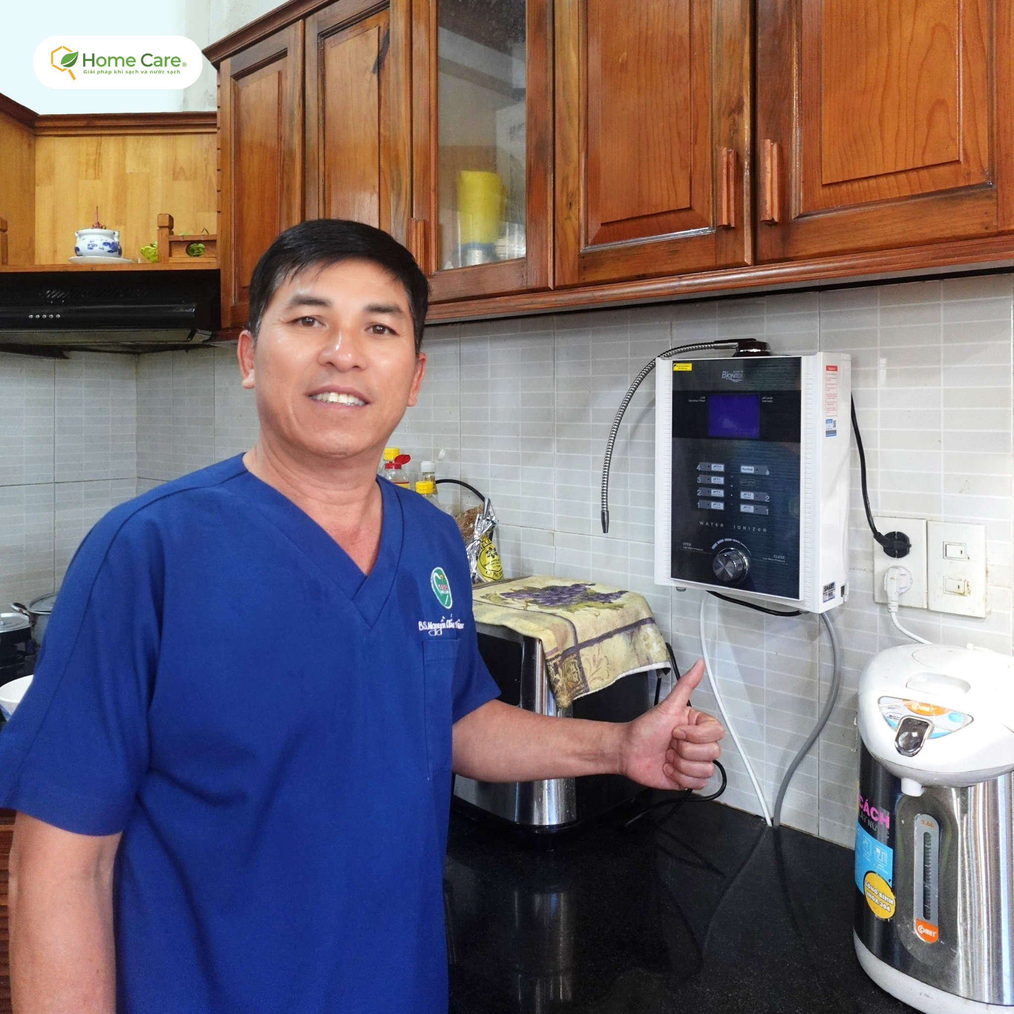 Lắp đặt Máy ion kiềm cho Bác sĩ Nguyễn Khắc Tâm - Nha khoa Tâm Sài Gòn
